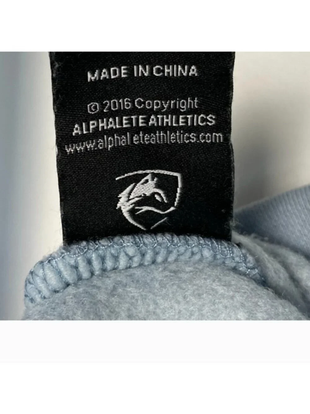 Alphalete Branded Crop Sweatshirt with tie